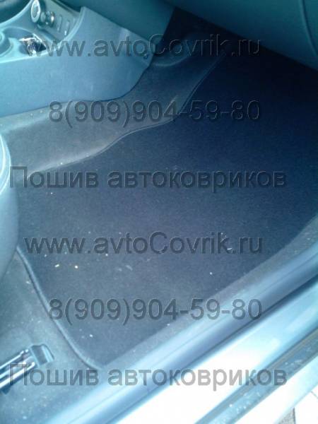 Велюровые коврики в салон Nissan Murano 2 (Z51)(Ниссан Мурано 2) 2007-2011 ДОРЕСТАЙЛ